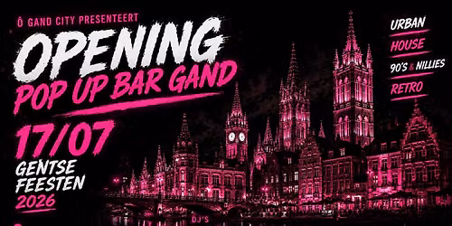 Opening BARGAND Gentse Feesten 2026