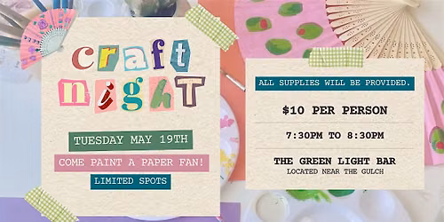 Craft Night at The Green Light