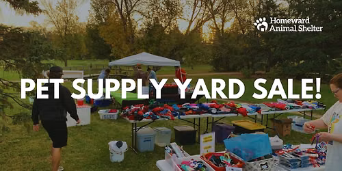 Pet Supply Yard Sale!