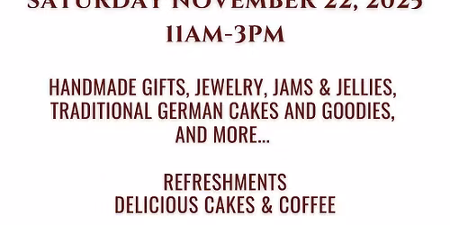 Christmas Bazaar - German House