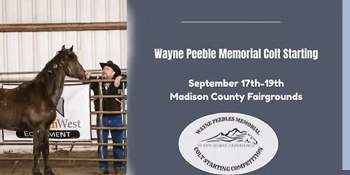 Wayne Peebles Memorial Colt Starting