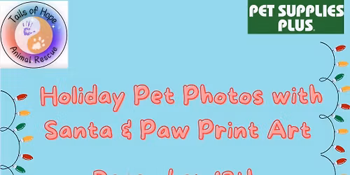 Tails of Hope Animal Rescue- Holiday Pet Photos @Pet Supplies Plus North Huntingdon