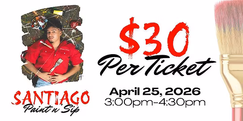 Paint n' Sip with Santiago Moreno