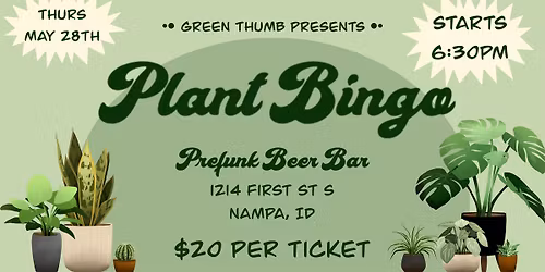 Green Thumb Plant Bingo