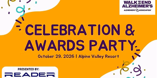 Walk to End Alzheimer's - Walworth Co. Celebration & Awards Party