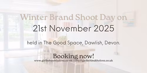 1 hour Brand Photoshoot in Dawlish, Devon