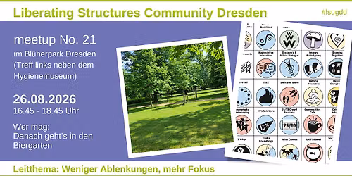 21. meetup der Liberating Structures User Group Dresden