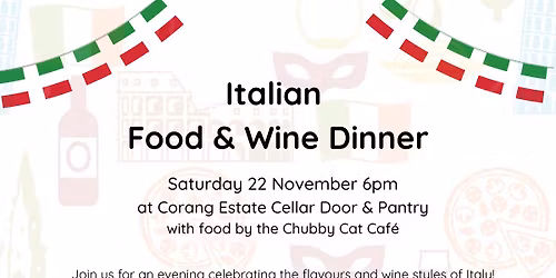 Italian Food and Wine Dinner