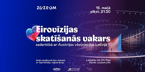 Eirov\u012bzijas skat\u012b\u0161an\u0101s vakars | Eurovision watch-party