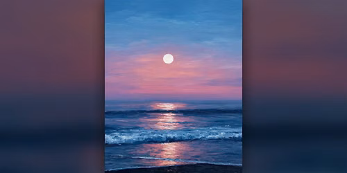 Pink Ocean Sunset - Paint Along (& NA Sip)