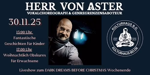 HERR VON ASTER - Lesungen