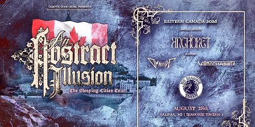 AN ABSTRACT ILLUSION, THE ANCHORET, OMNIVIDE, VOIDCHASER & FRACTAL SUN @ The Seahorse