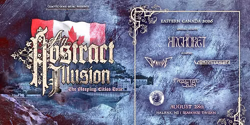 AN ABSTRACT ILLUSION, THE ANCHORET, OMNIVIDE, VOIDCHASER & FRACTAL SUN @ The Seahorse
