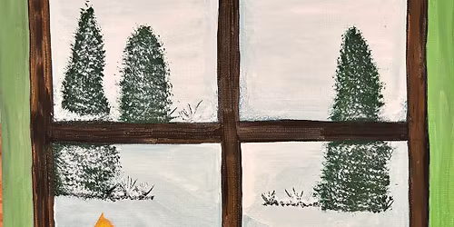 Winter window Paint Party