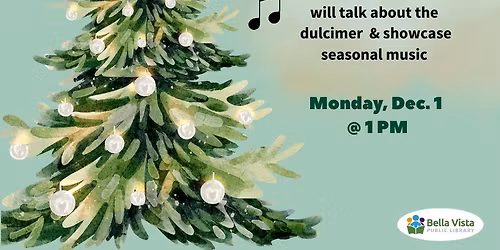 Adult Speaker Series - "The Dulcimer Dude," Gary McCarty