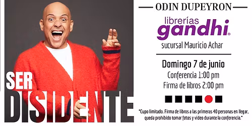 Presentaci\u00f3n de "Ser Disidente" en Librer\u00edas Gandhi