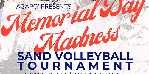 Memorial Day Madness Sand Volleyball Tournament