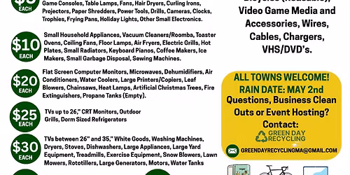 Framingham Earth Day- Electronics Recycling Event