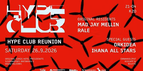 Hype Club Reunion 2026