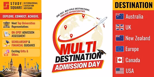 \ud83c\udf0d Multi-Destination Admission Day 2026