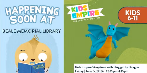 Kids Empire Storytime with Huggy the Dragon