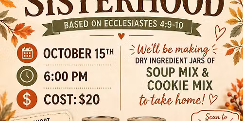 Soups, Sweet, & Sisterhood