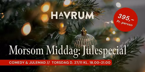 Morsom Middag: Julespecial