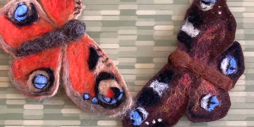 Needle Felted Butterflies