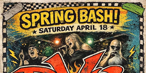 Spring Bash! DV8 - Crown Watts - 1330! Rock Night Is ON!