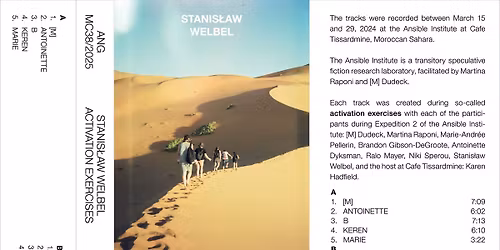 Stanis\u0142aw Welbel. Activation Exercises. Go\u015bcinnie: Tadeusz Cie\u015blak, Wojtek Wi\u0119ckowski.