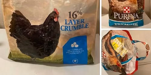 Sew Along - Chicken Tote from Feed Bags NOTE LOCATION