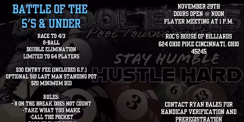 Battle of the 5's & under (11\/29\/25)