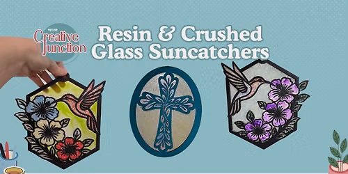 Resin & Crushed Glass Suncatchers