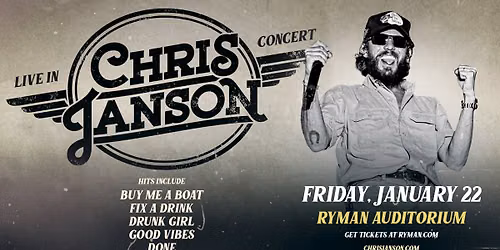 Chris Janson | Ryman Auditorium