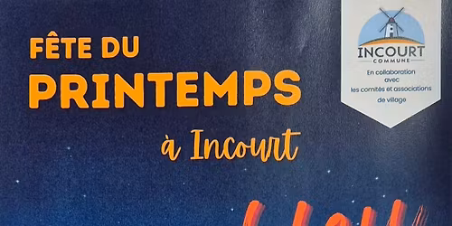 Grand Feu et Fête du Printemps à Incourt