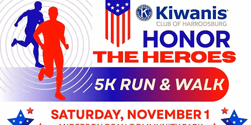 Harrodsburg Kiwanis \u201cHonor the Heroes\u201d 5K