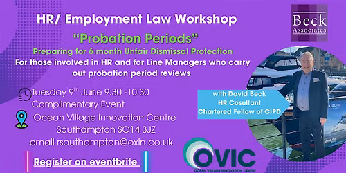 HR Employment Law Workshop - Probation Periods