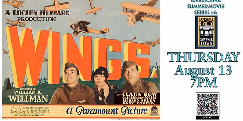 AMERICANA SUMMER MOVIE 4 WINGS (1927) at Aztec Shawnee Theater