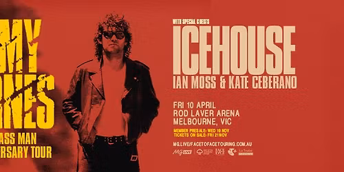 Jimmy Barnes at Rod Laver Arena (Licensed, All Ages)