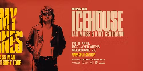 Jimmy Barnes at Rod Laver Arena (Licensed, All Ages)