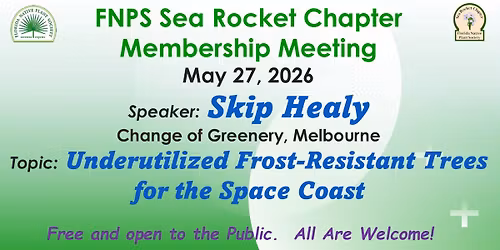 Sea Rocket Chapter Membership Meeting