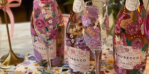 Fizz & Florals Sip & Paint Night \ud83c\udfa8