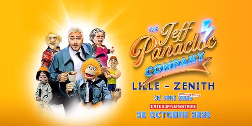Jeff Panacloc \u2022 Z\u00e9nith, Lille \u2022 30\/10\/26