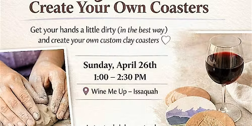 Clay & Sip: Create Your Own Coasters