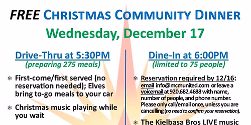 FREE Community Christmas Dinner