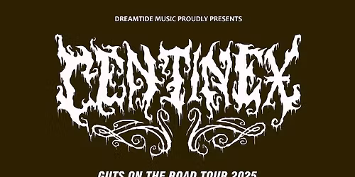 Centinex: Guts on the road tour, Support -To The Worms