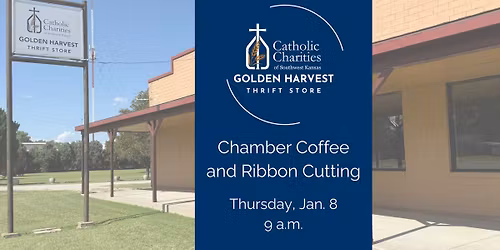Golden Harvest Thrift Store Chamber Coffee and Ribbon Cutting