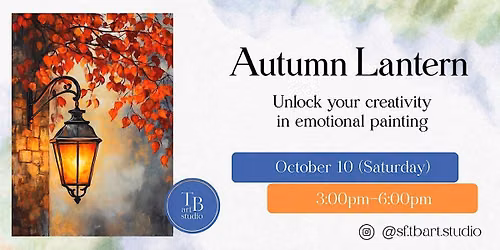 Acrylic Sip&Paint Workshop - Autumn Lantern