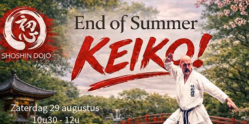 \ud83e\udd4b End of Summer Keiko \u2013 Shoshin Dojo \ud83c\udf8c