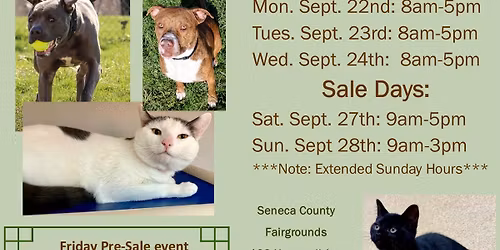 Humane Society of Seneca County Annual Fall Sale